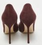 Sergio Rossi Pre-owned Suede heels Purple Dames - Thumbnail 5