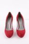 Sergio Rossi Pre-owned Suede heels Red Dames - Thumbnail 3