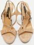 Sergio Rossi Pre-owned Suede sandals Beige Dames - Thumbnail 3