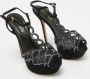 Sergio Rossi Pre-owned Suede sandals Black Dames - Thumbnail 4