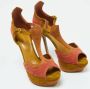 Sergio Rossi Pre-owned Suede sandals Pink Dames - Thumbnail 4