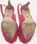 Sergio Rossi Pre-owned Suede sandals Pink Dames - Thumbnail 6