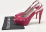 Sergio Rossi Pre-owned Suede sandals Pink Dames - Thumbnail 9