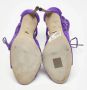 Sergio Rossi Pre-owned Suede sandals Purple Dames - Thumbnail 6