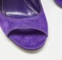 Sergio Rossi Pre-owned Suede sandals Purple Dames - Thumbnail 8