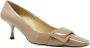 Sergio Rossi Beige Patent Leren Pumps Beige Dames - Thumbnail 2