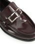 Sergio Rossi Rode Leren Gespdetail Platte Schoenen Red Dames - Thumbnail 3