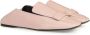 Sergio Rossi Roze Leren Sandalen Vierkante Neus Pink Dames - Thumbnail 5