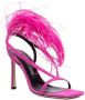 Sergio Rossi Dragon Fruit Hoge Hak Sandalen Roze Dames - Thumbnail 2