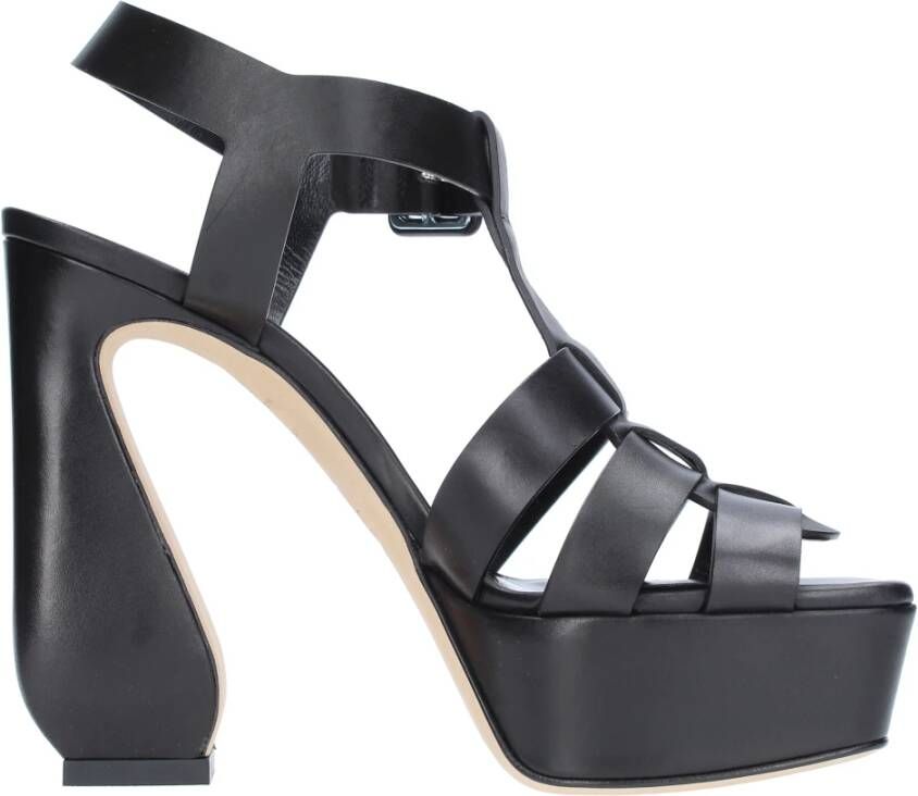 Sergio Rossi Sandalen Zwart Black Dames