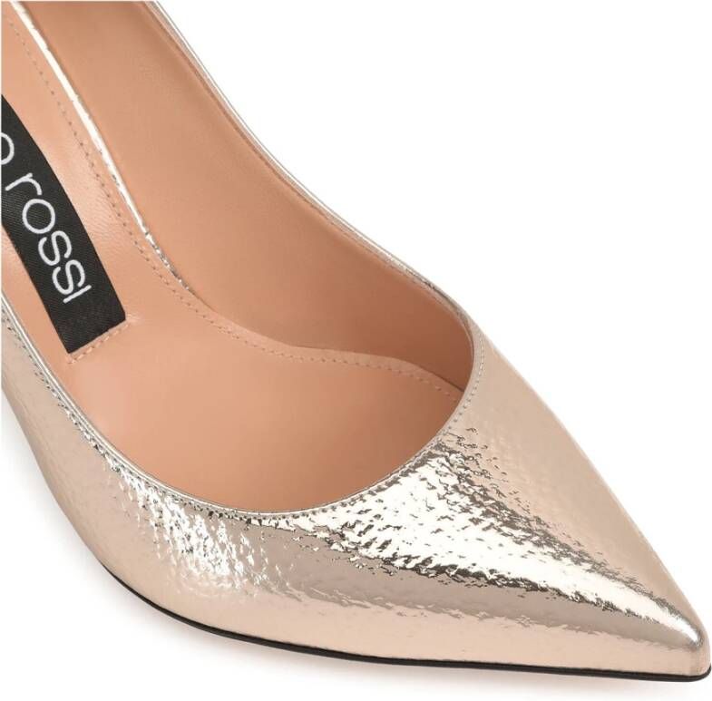 Sergio Rossi Spiegel Leren Pumps Vrouwen Italië Pink Dames