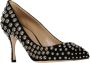 Sergio Rossi Studs leren pumps met 7 5 cm hak Black Dames - Thumbnail 2