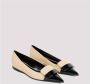 Sergio Rossi Zwarte Ballerina Schoenen Beige Dames - Thumbnail 3