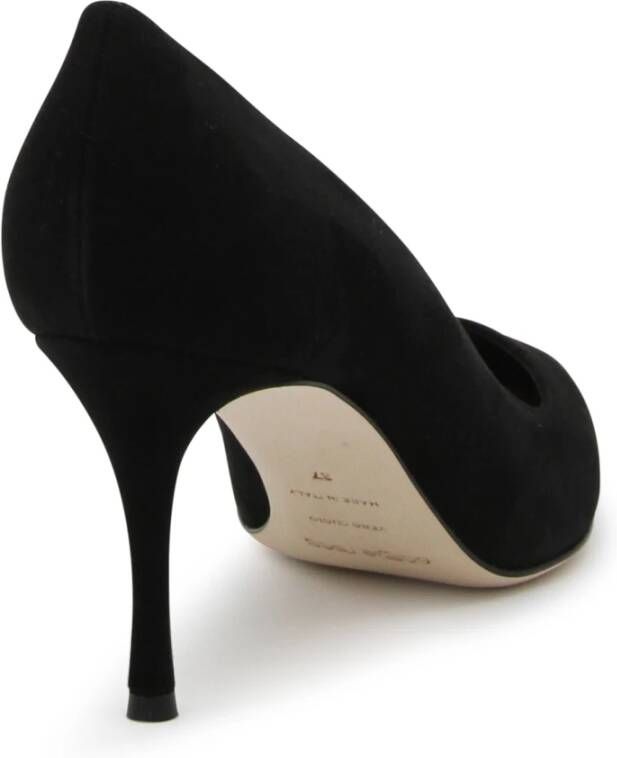 Sergio Rossi Zwarte Hak Pumps Black Dames