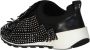 Sergio Rossi Zwarte Kristal Sneakers Aw23 Black Dames - Thumbnail 3