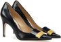 Sergio Rossi Zwarte Leren Pumps met Puntige Neus Black Dames - Thumbnail 2