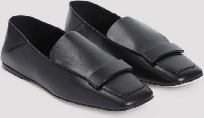 Sergio Rossi Zwarte Loafer Schoenen voor Vrouwen Black Dames