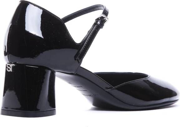 Sergio Rossi Zwarte pump met hak Black Dames