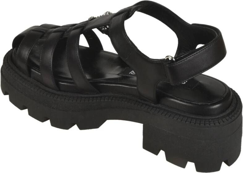 Sergio Rossi Zwarte Sandalen Elegante Stijl Black Dames