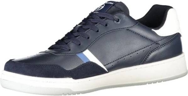 Sergio Tacchini Blauwe Sneakers met Geborduurde Accenten Blue Heren