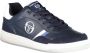 Sergio Tacchini Eenvoudige blauwe sneakers met geborduurde accenten Blue Heren - Thumbnail 10