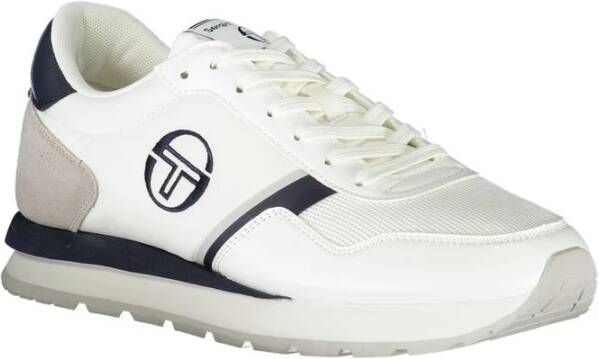 Sergio Tacchini Elegante Viareggio Sneakers met Borduurdetails White Heren