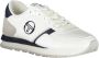 Sergio Tacchini Elegante Viareggio Sneakers met Borduurdetails White Heren - Thumbnail 4