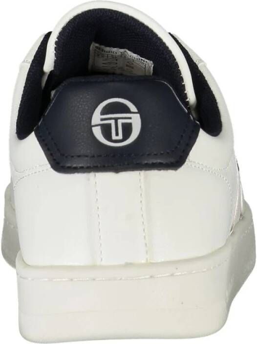 Sergio Tacchini Klassieke witte sneakers met contrasterende accenten White Heren