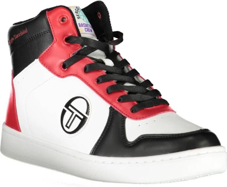 Sergio Tacchini Sportieve Hoge Sneakers Wit Multicolor Heren