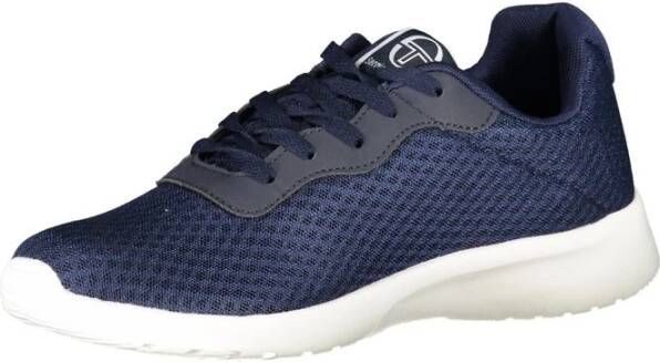 Sergio Tacchini Sportieve Sneakers met Geborduurde Details Blue Heren