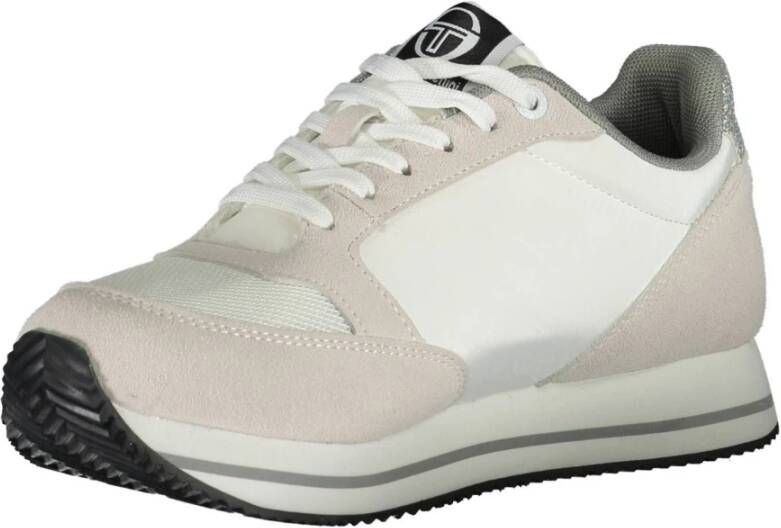 Sergio Tacchini Stijlvolle witte sneakers met contrastdetails Multicolor Dames