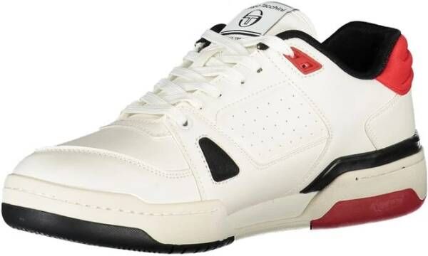 Sergio Tacchini Stijlvolle witte sneakers met contrastdetails White Heren