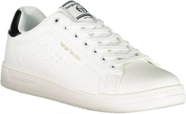 Sergio Tacchini Stijlvolle witte sneakers met contrastdetails White Heren