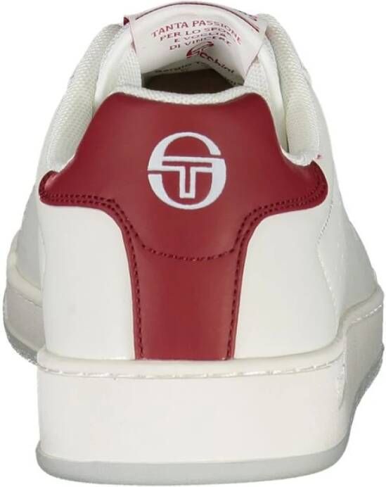 Sergio Tacchini Witte Sneakers met Contrastdetails White Heren