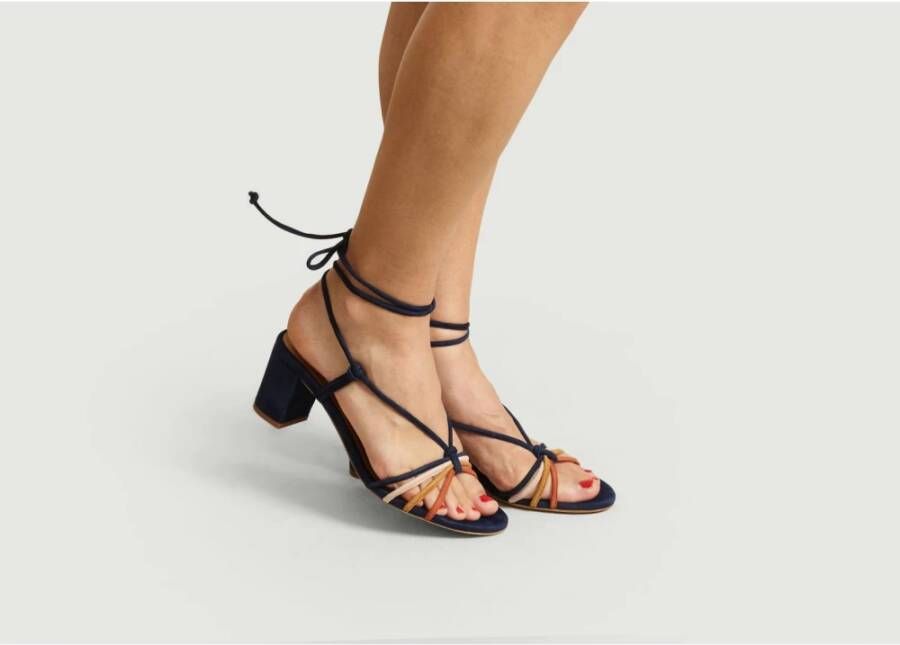 Sessun High Heel Sandals Blauw Dames