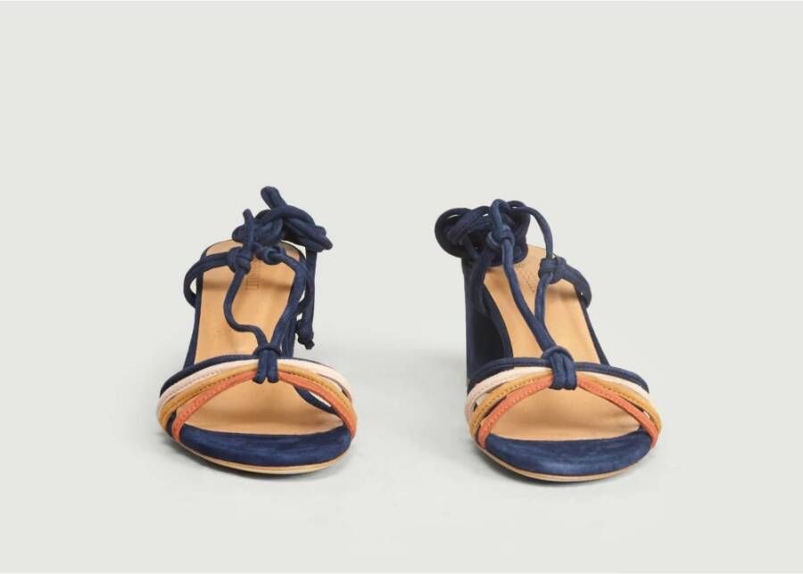 Sessun High Heel Sandals Blauw Dames