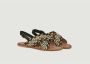 Sessun Geweven platte sandalen Beige Dames - Thumbnail 2