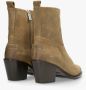 Shabbies Amsterdam Shabbies 182020399 Enkellaarsjes Enkelboots met rits Dames Bruin - Thumbnail 7