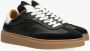 Shabbies Leren Sneakers Bossa Nuovo Stijl Black Dames - Thumbnail 2