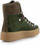 Shoe the Bear Agda boot suede Khaki Pony Groen Dames - Thumbnail 3