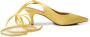 Shoe the Bear Amia Tie-Up Pump Satin Butter Satin Geel Dames - Thumbnail 4