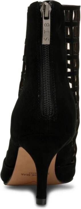 Shoe the Bear Zwarte Laser Bootie Valentine Collectie Zwart Dames