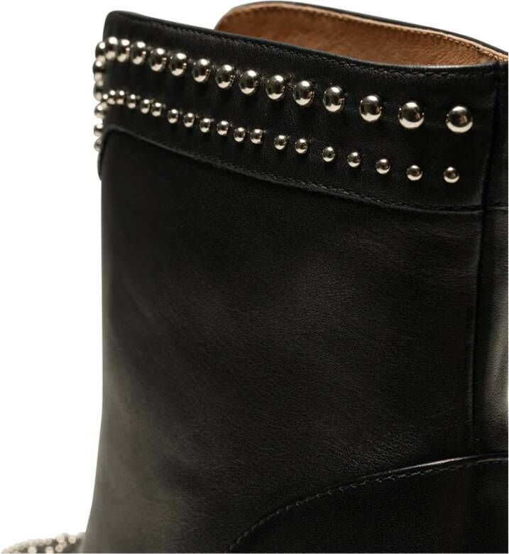 Shoe the Bear Annika Western Stud Leren Laarzen Zwart Dames