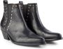 Shoe the Bear Arietta Studs Leren Chelsea Boot Zwart Black Dames - Thumbnail 2