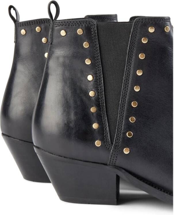 Shoe the Bear Arietta Studs Leren Chelsea Boot Zwart Black Dames