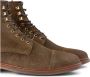 Shoe the Bear Curtis Waxed Laars Khaki Beige Heren - Thumbnail 5