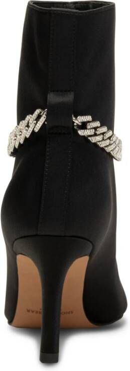 Shoe the Bear Harper Chain Bootie Satin Zwart Dames