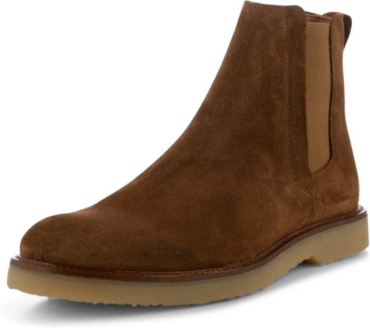 Shoe the Bear Chelsea boot suede TAN Brown Heren