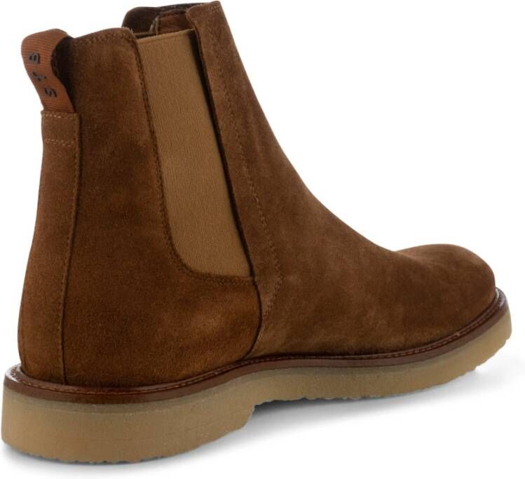 Shoe the Bear Chelsea boot suede TAN Brown Heren