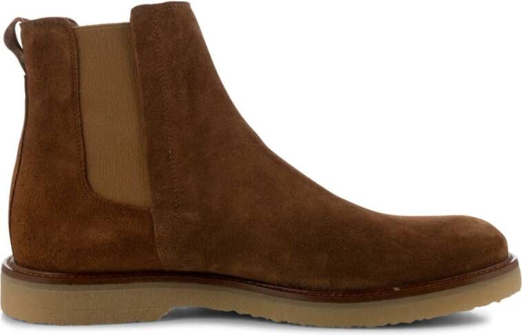 Shoe the Bear Chelsea boot suede TAN Brown Heren